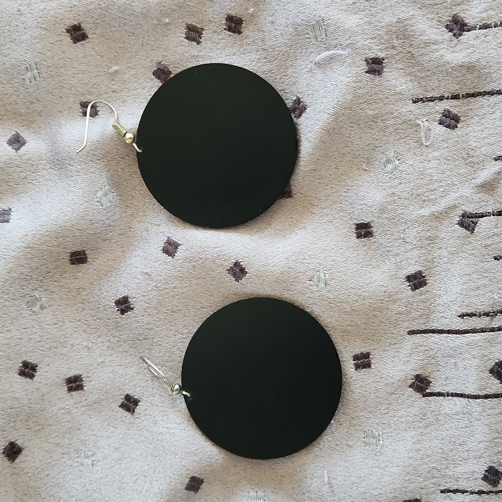 Vintage Peace Sign earrings - Picture 2 of 2